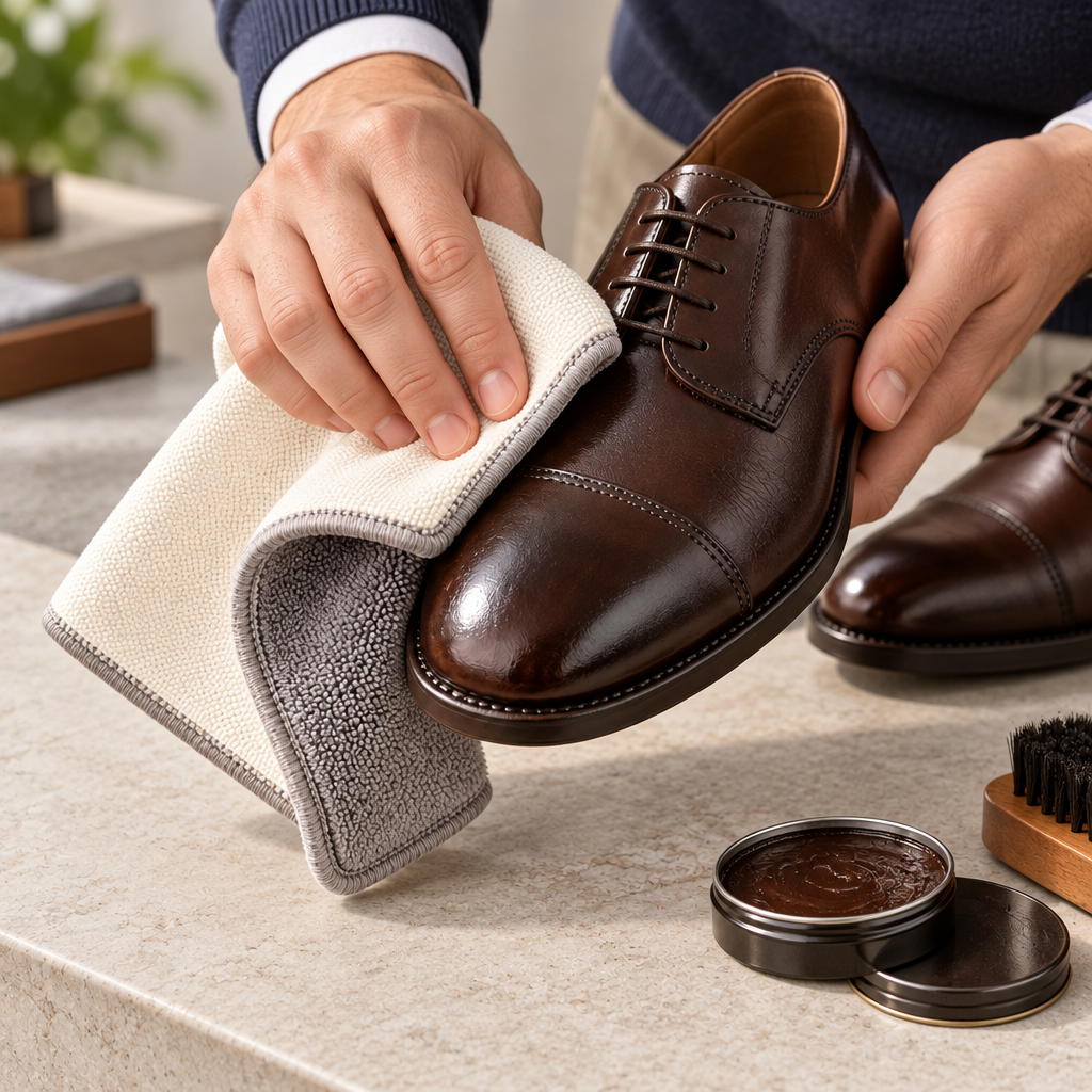 Dual-Sided Shoe Care Cloth — detail 3