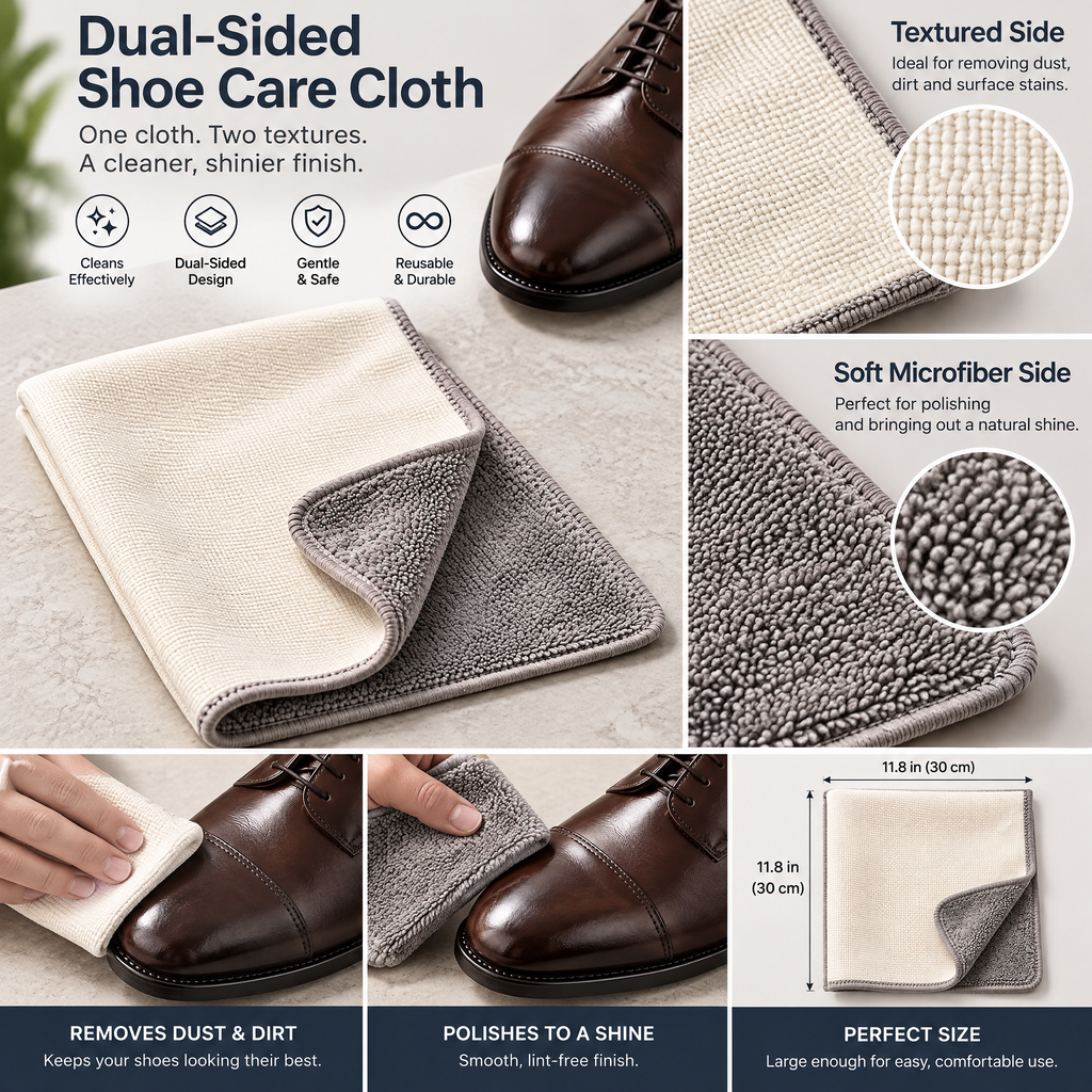 Dual-Sided Shoe Care Cloth — detail 5