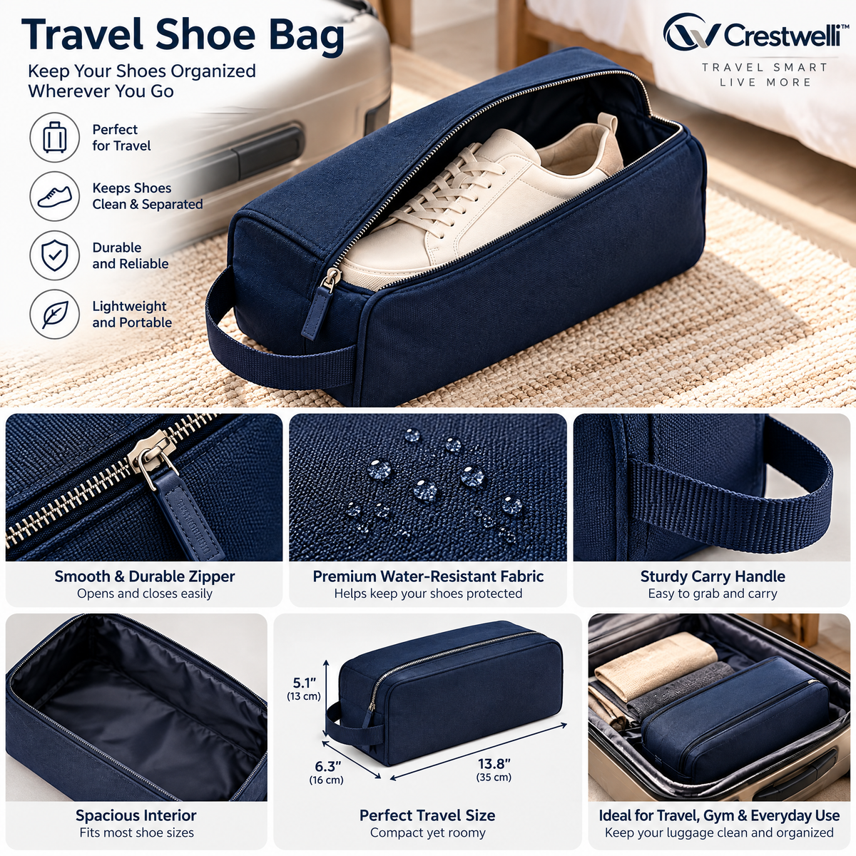 Travel Shoe Bag — detail 2