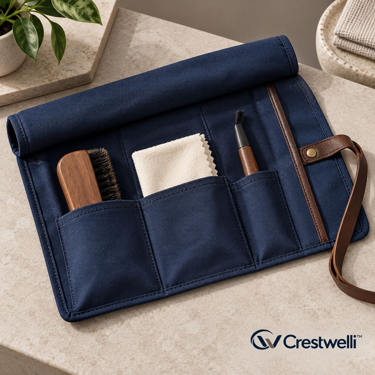 Shoe Care Tool Roll — detail 4