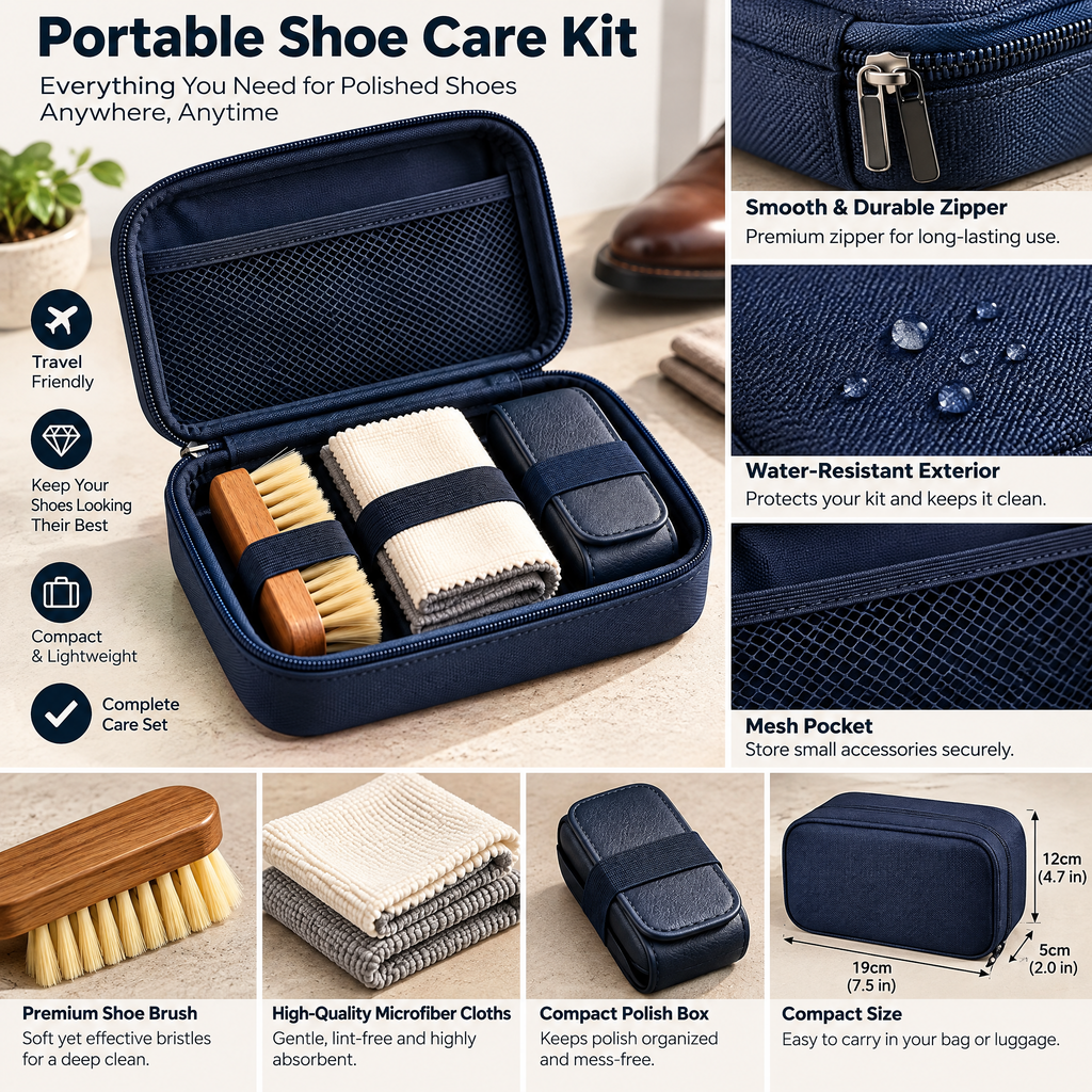 Portable Shoe Care Kit — detail 4